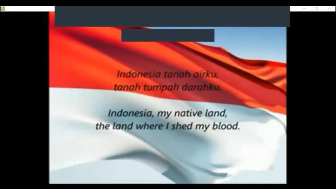 Menyanyikan Indonesia Raya dan Hymne Udinus